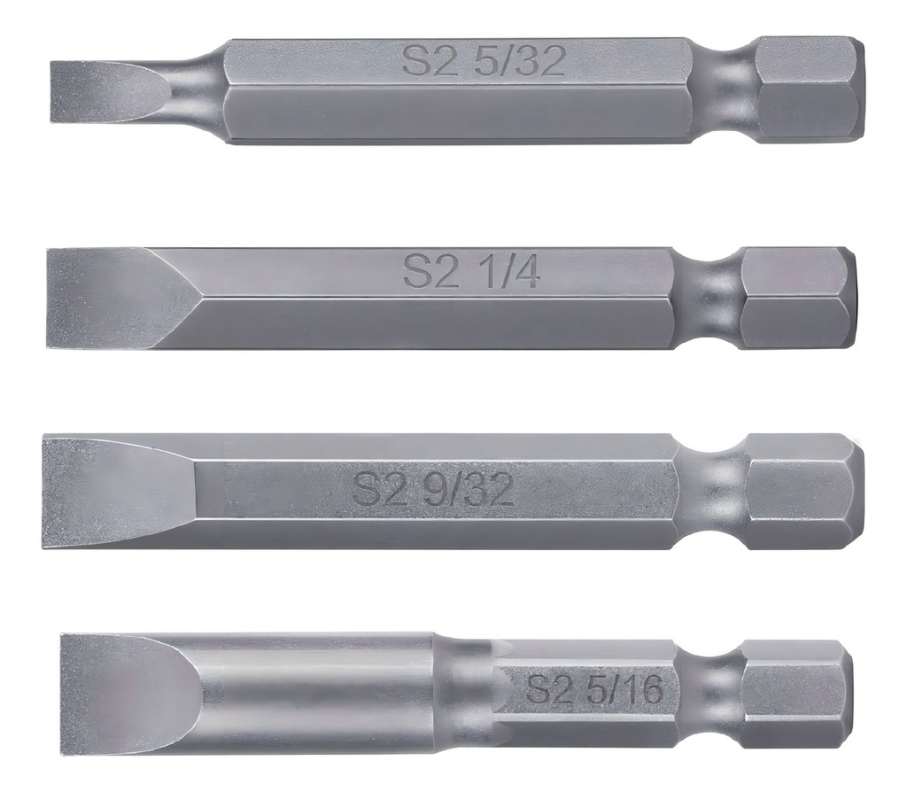 Juego De 6 Puntas Planas, Largo 2', Truper Expert 100506