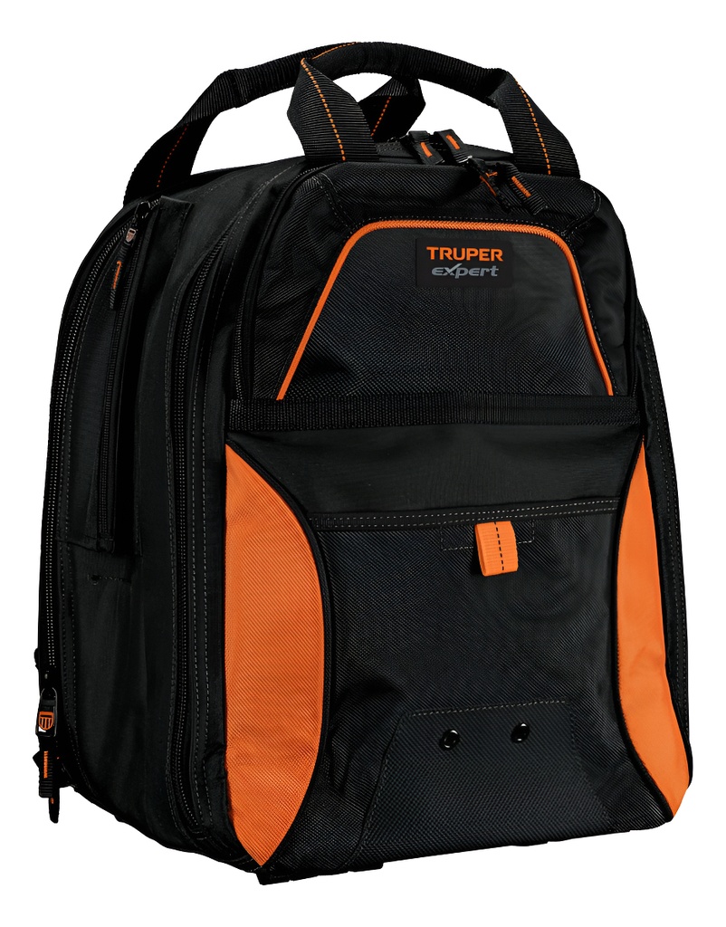 [MOHE-17] Mochila Para Herramientas Con Protección De Pvc Truper Color Negro
