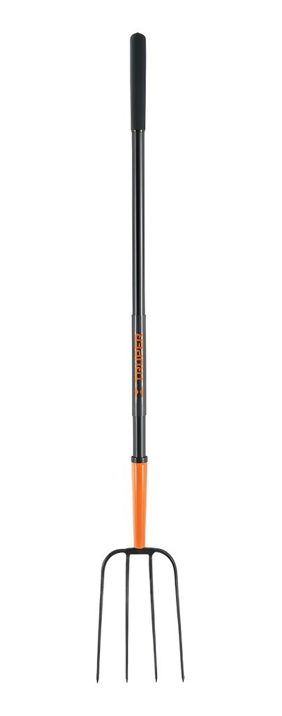 [BPJ-4M] Bieldo Para Paja 4 Dientes Mango De Acero 48" Truper 102100