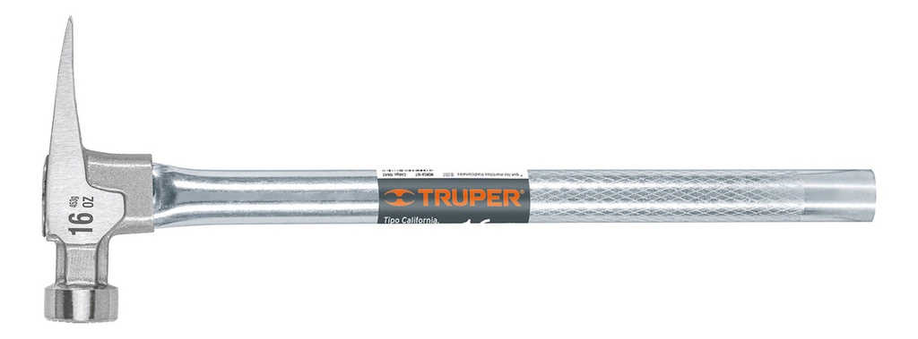 [MORCA-16T] Martillo California Ripper Boca Fresada 16 Oz, Truper 10643
