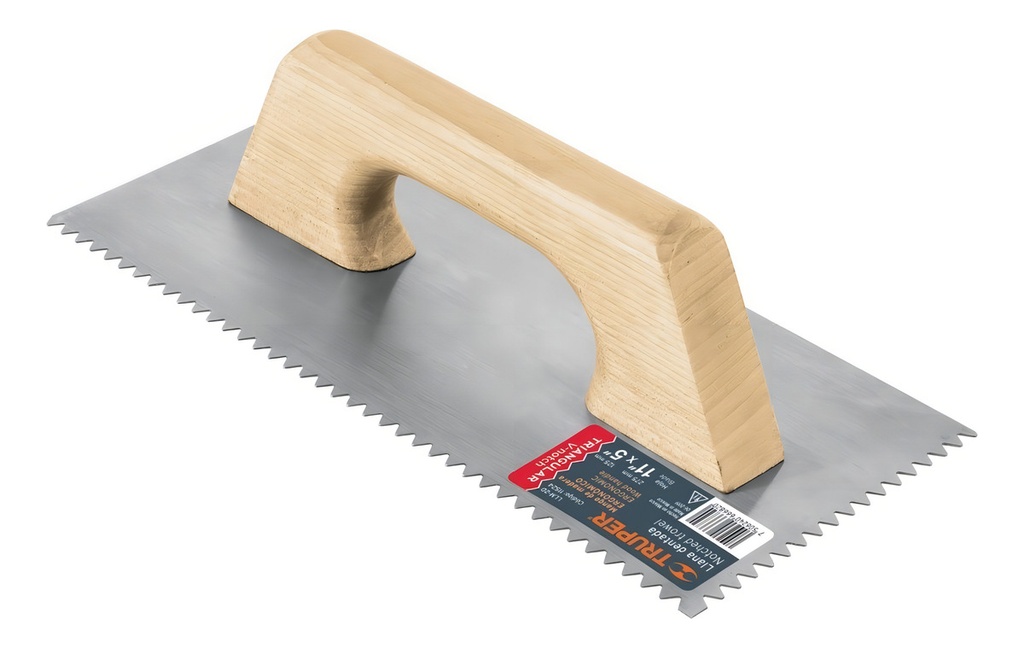 Llana Mango Madera Canto Triangular Español Truper 11524