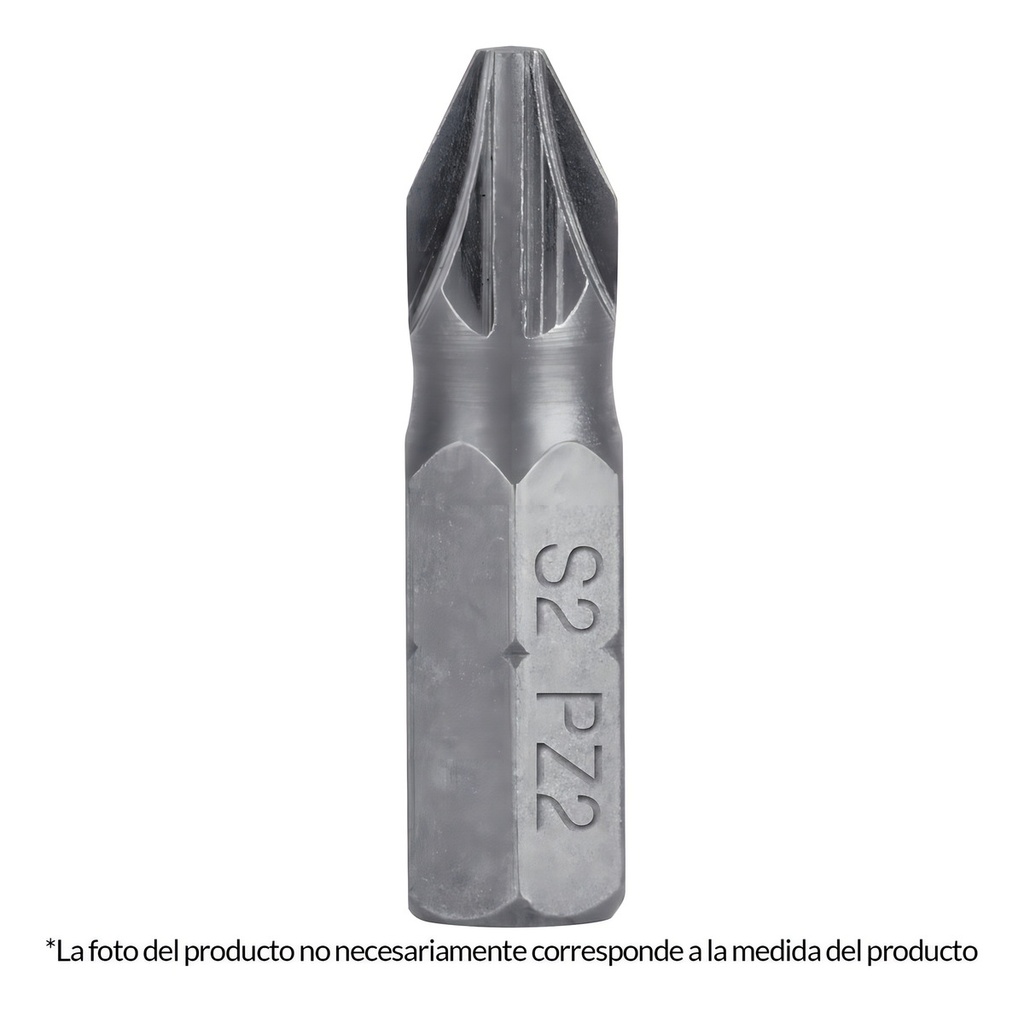 Puntas Pozidriv Pz1 Largo 1'' 5pz Truper 12156