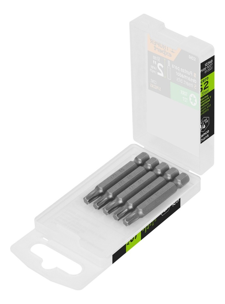 [TR-PUDE-5227] Puntas Torx T27 Largo 2" 5pz Truper 12260