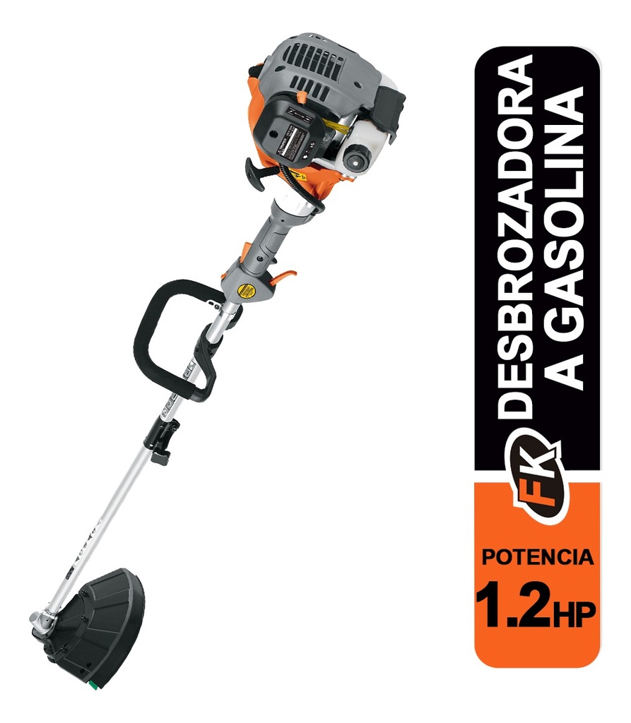 [TR-DES-30R] Desbrozadora A Gasolina 30 Cc Mango Tipo D, 17 Corte Recto Truper Des-30r