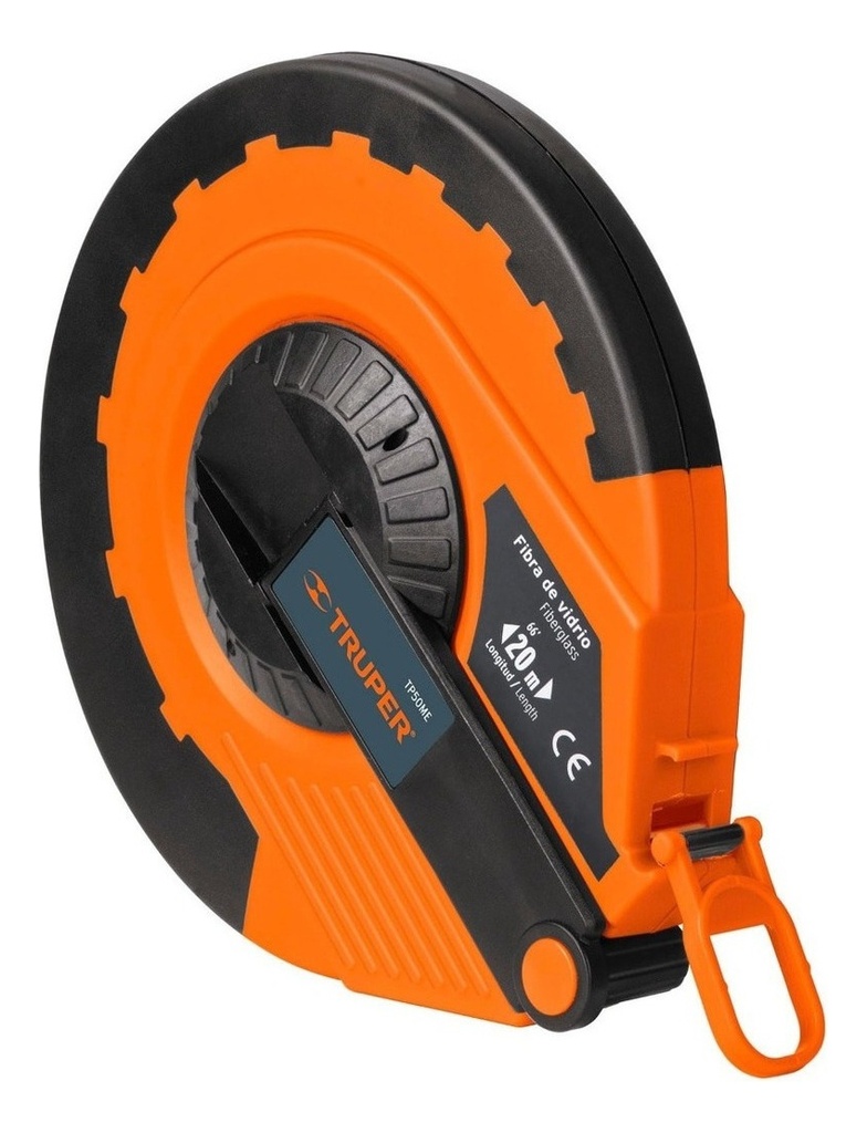 Cinta Larga De Fibra De Vidrio De 20m Carcasa Plastico 12638