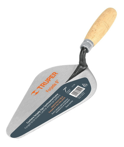 Cuchara Centroamericana 7'' Una Pieza Truper 13004