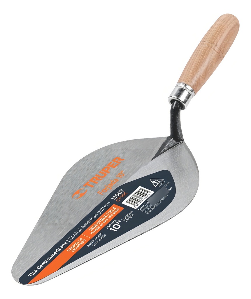 [TR-CT-10C] Cuchara Centroamericana 10" Una Pieza Truper 13007