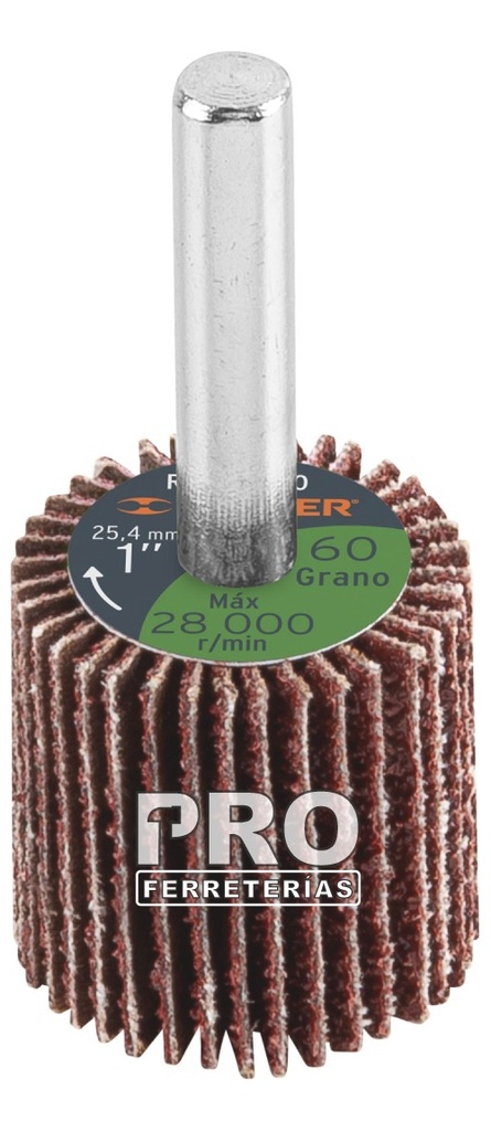 Rueda Flap 1' Grano 60 Truper 13033 Cantidad De Granos 1