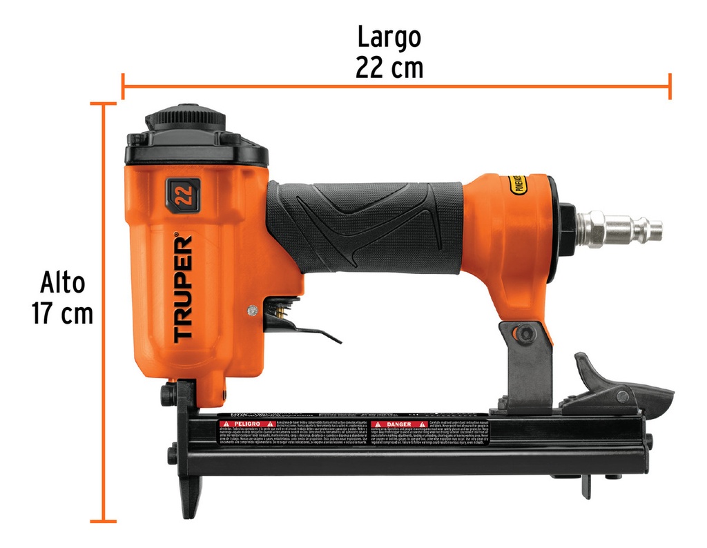 Engrapadora Neumática Calibre 22 0.71mm Truper 13177