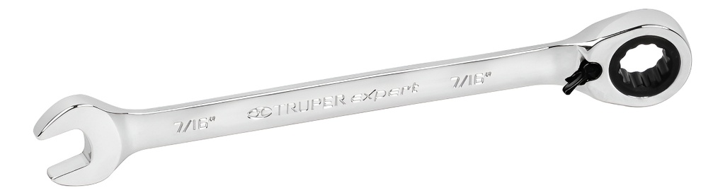 Llave Combinada Con Matraca Reversible 7/16'' Truper 13429