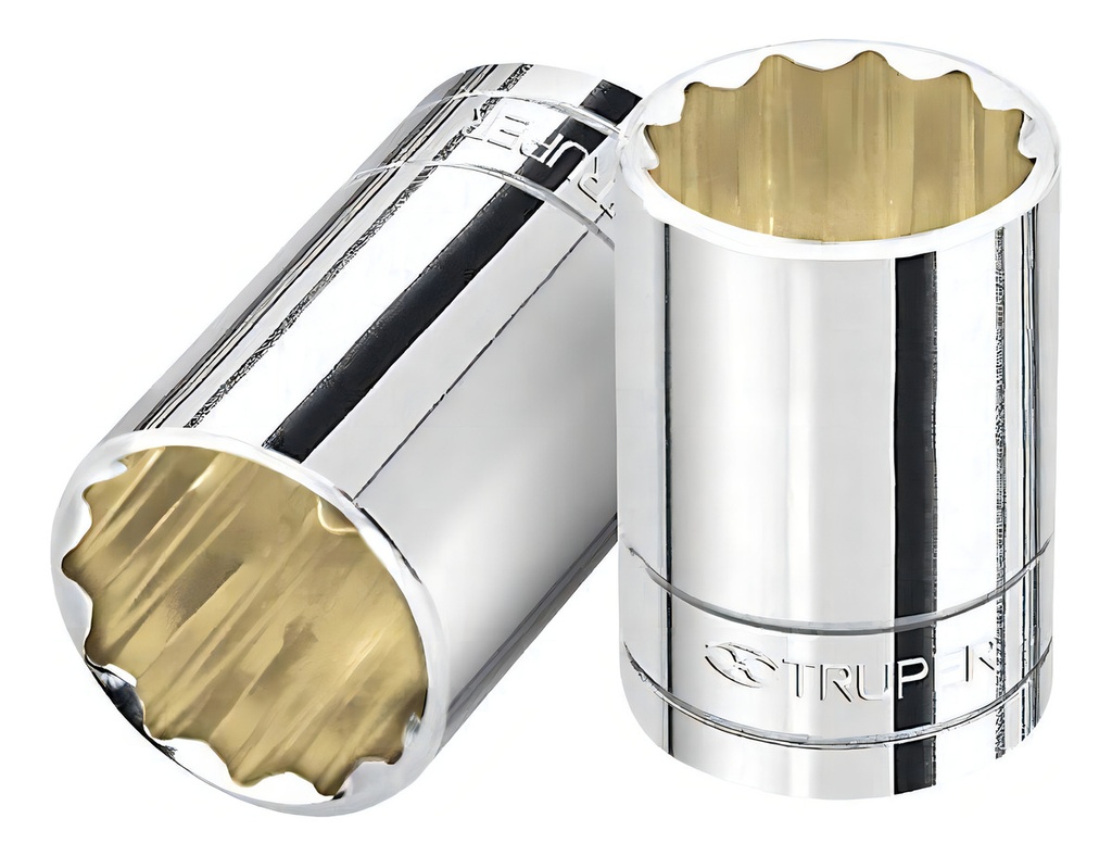 [TR-D-1229-EM] Dado 1/2" 12 Puntas Milimetrico 29 Mm Truper 13543 Color Plateado