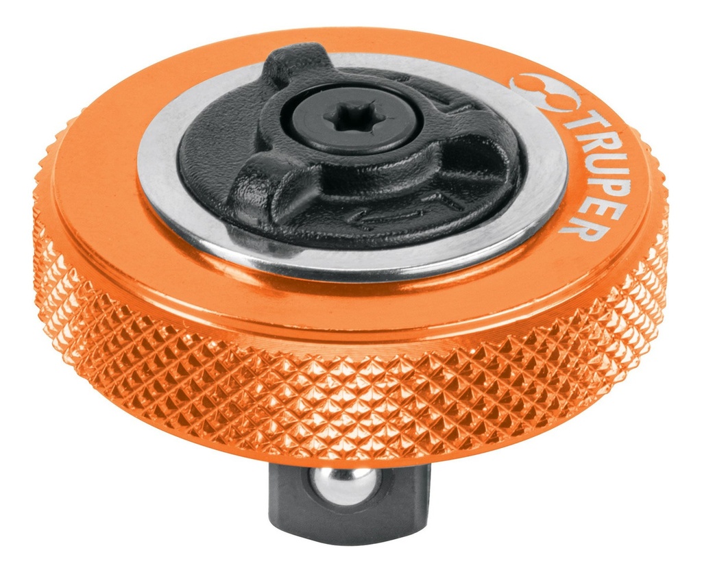 Matraca Tipo Perilla, Cuadro 3/8 , Truper, 13652 Naranja