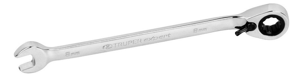 Llave Combinada Con Matraca Reversible 8mm Truper 13656