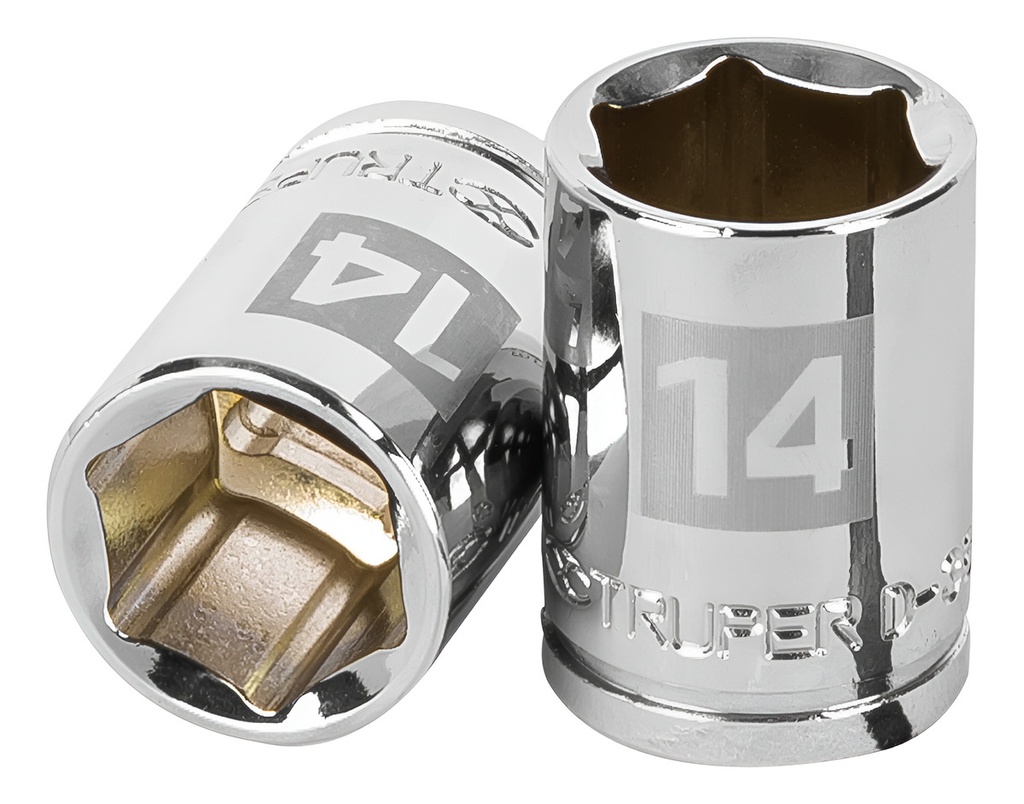 Dado De 14mm 6 Puntas Cuadro 3/8 Truper