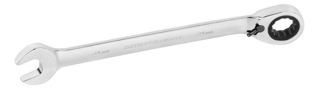 Llave Combinada Con Matraca Reversible 24mm Truper 13768