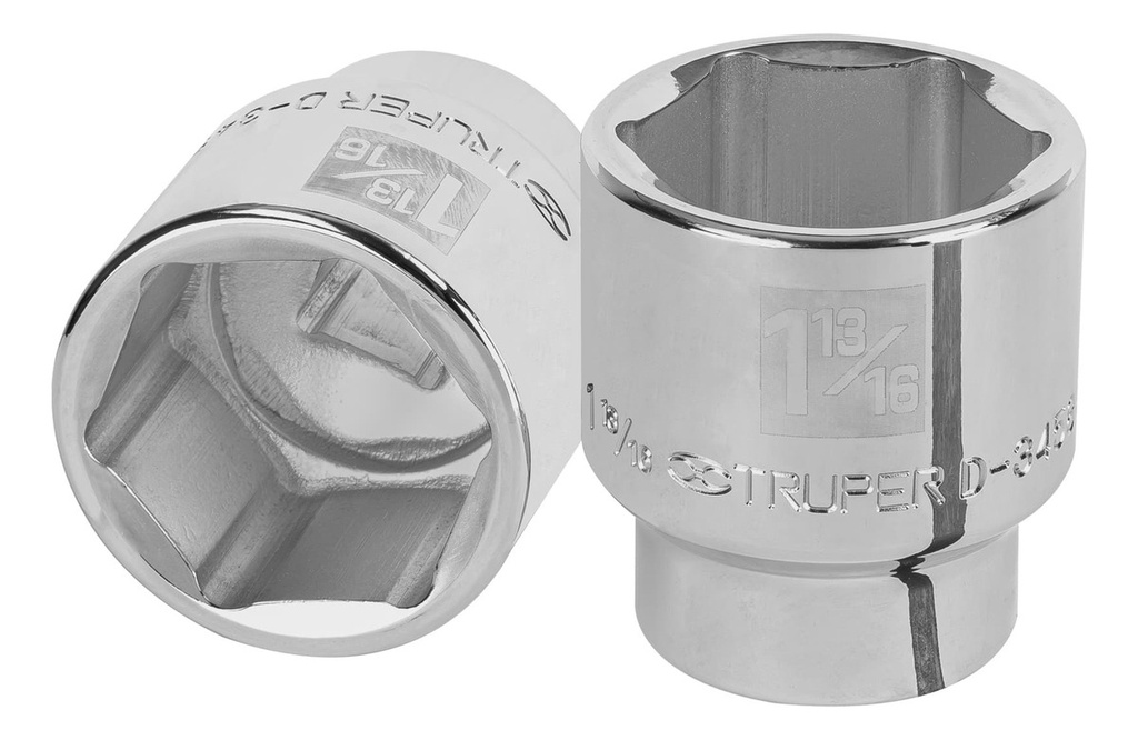 Dado De 1-13/16 , 6 Puntas, Cuadro 3/4 , Truper 13837