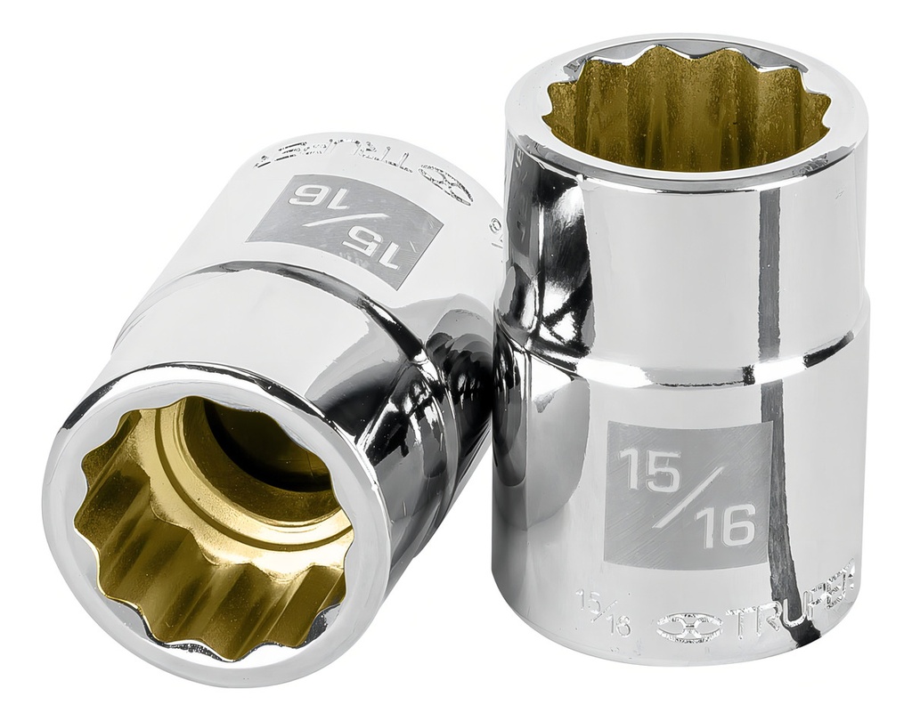 [TR-D-3430] Dado De 15/16 , 12 Puntas, Cuadro 3/4 , Truper 13853