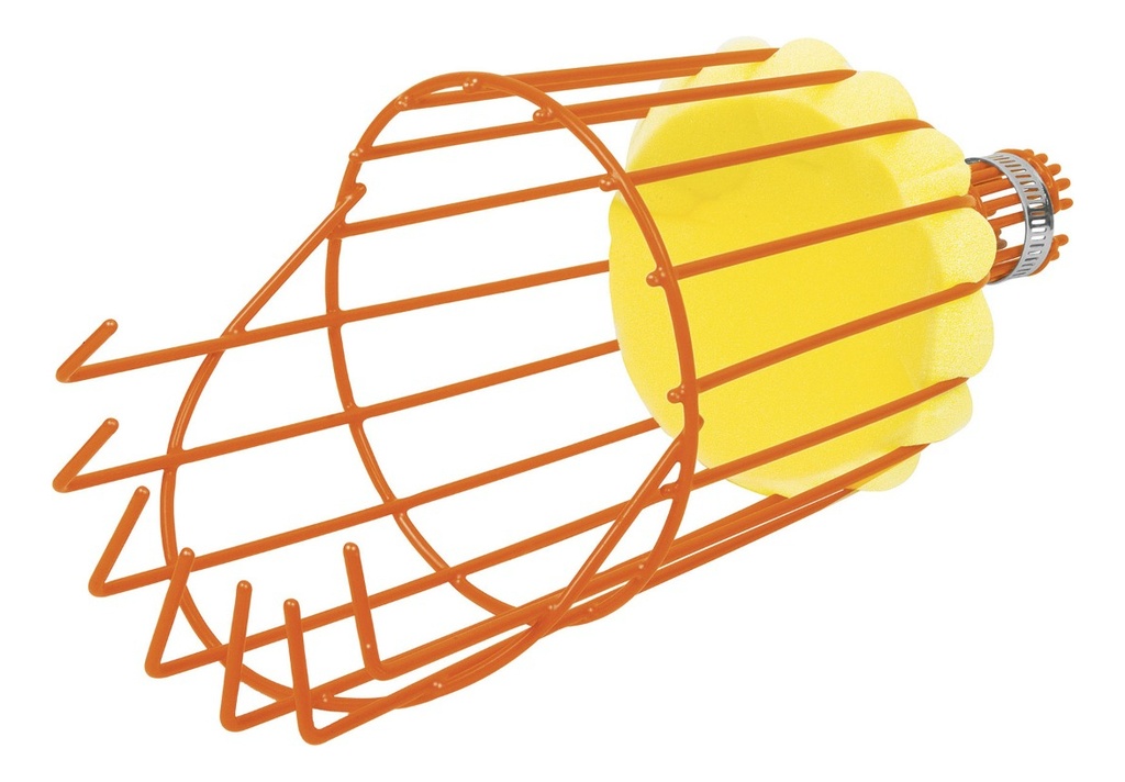 Recolector De Fruta Sin Mango, Polietileno, Truper 14338 Naranja