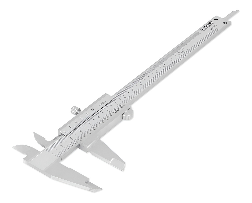 Calibrador Vernier Analógico 6' Acero Inox, Std Y Mm, Truper