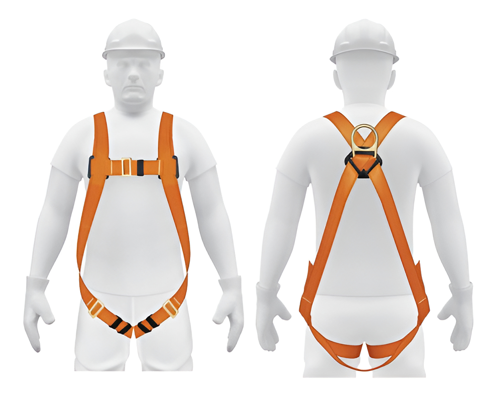 [TR-ARN-5435] Arnés De Cuerpo Completo Con 1 Anillo, Ansi, Truper Color Naranja Talla U