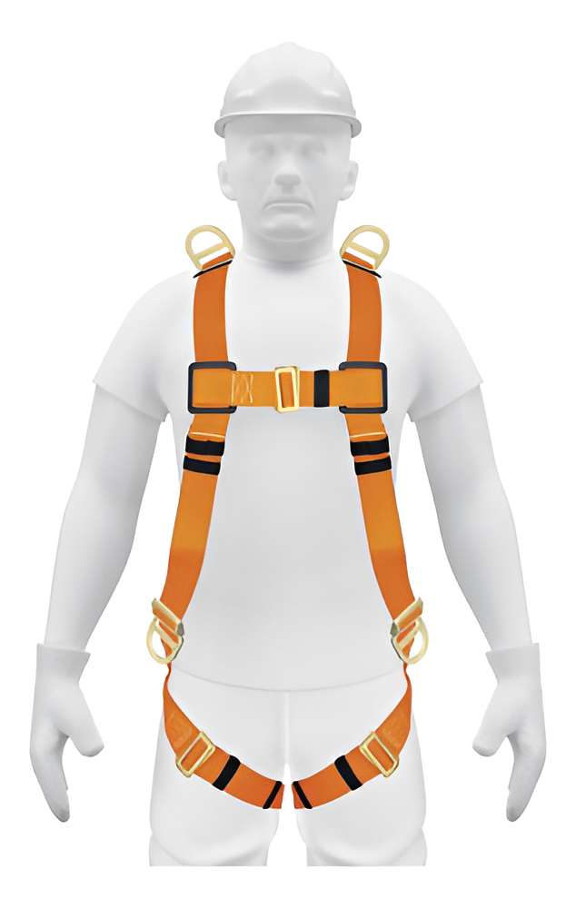 [TR-ARN-5438] Arnes Cuerpo 5 Anillos Truper 14434 Color Naranja Talla Unitalla