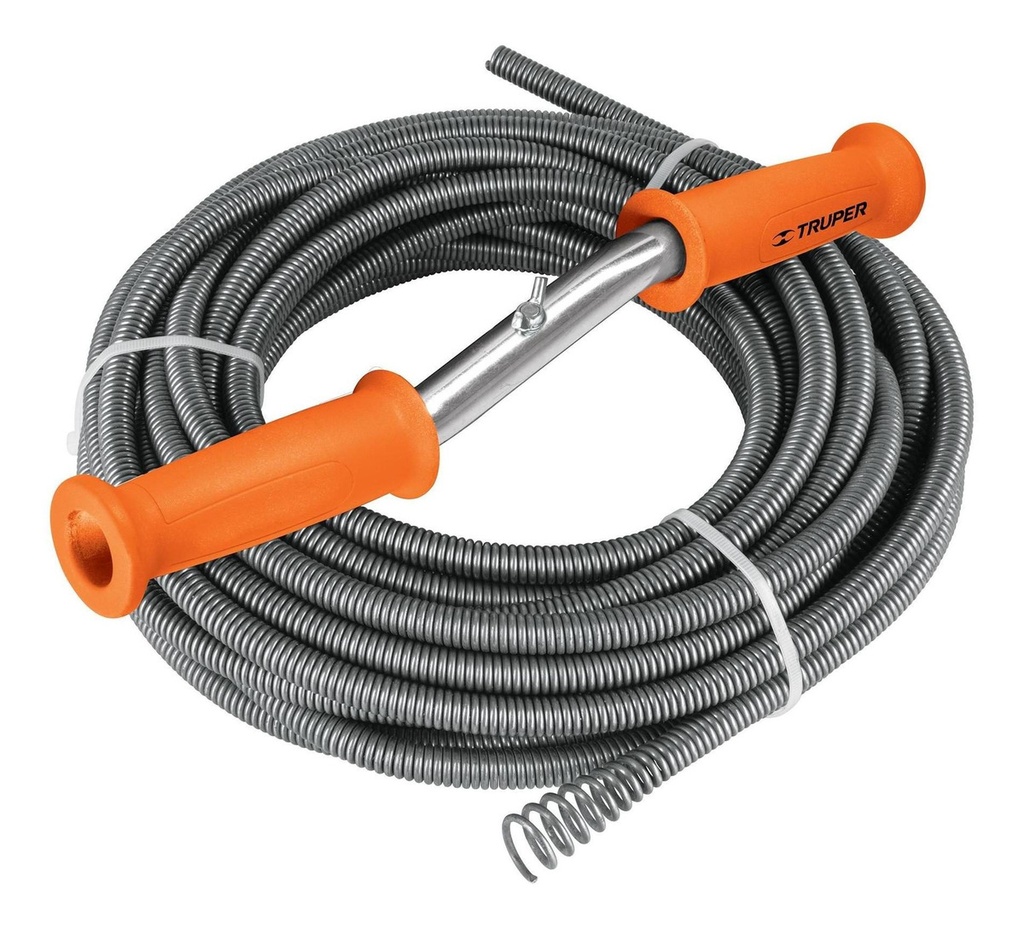 [TR-DECAB-150] Destapacaños Barreno Con Manivela 1/2" X 50 Ft Truper 15150