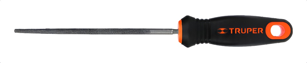 Lima Redonda Bastarda 8 Con Mango Doble Inyección 15316