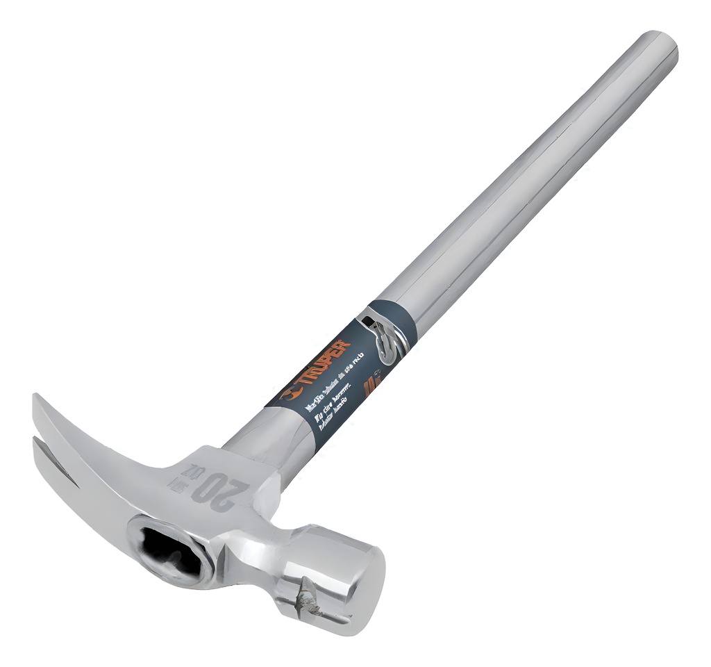 [TR-MTR-20X] Martillo Tubular Uña Recta 20 Oz Fresada Iman Truper 16661