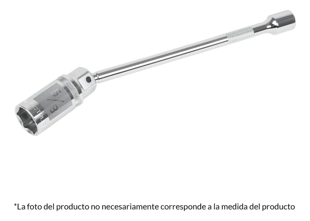 Dado 3/8'' P/ Bujia 13/16'' Extension 6'' Truper 16899