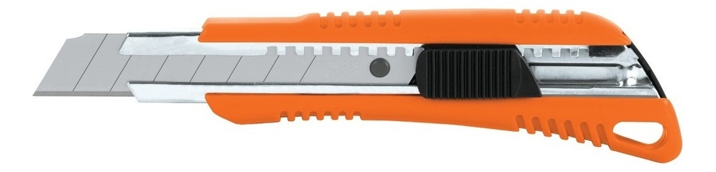 [TR-CUT-6] Cutter 18 Mm Reforzado De Plástico Con Alma Metálica, Truper