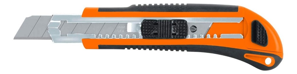 Cutter Trincheta 18mm Retractil Acero Guia Alma Metalico Truper