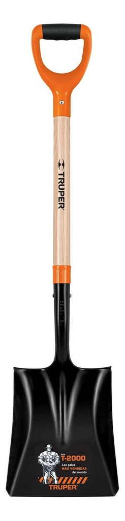 [TR-PCY-P] Pala T-2000 Cuadrada "y" Truper 17161