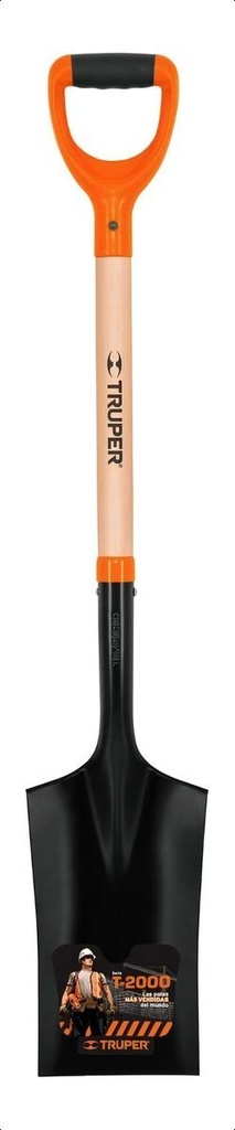 Pala De Punta Escarramán Pocera Truper Pes-p Naranja