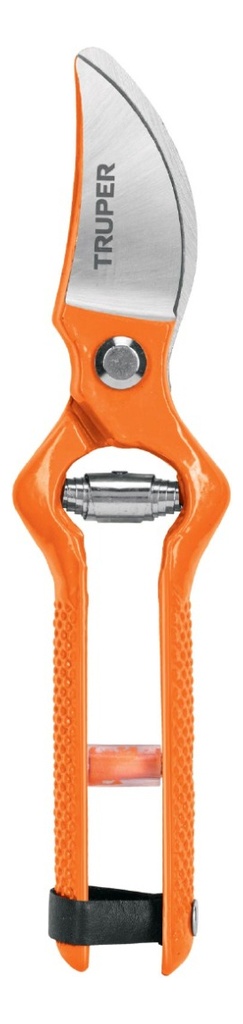 Tijera Para Poda 8-1/2" Cuchilla De Paso Truper 18543 Color Naranja