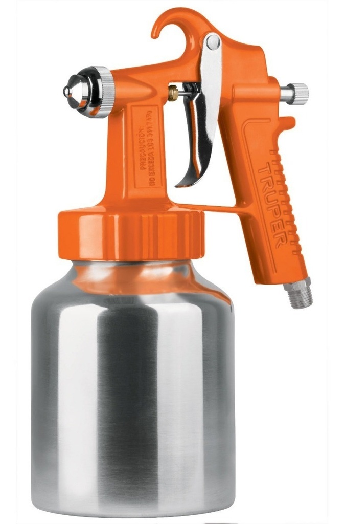 [TR-PIPI-26] Pistola Para Pintar Baja Presión Truper Serie 200 19000 De 1l Color Naranja 0w