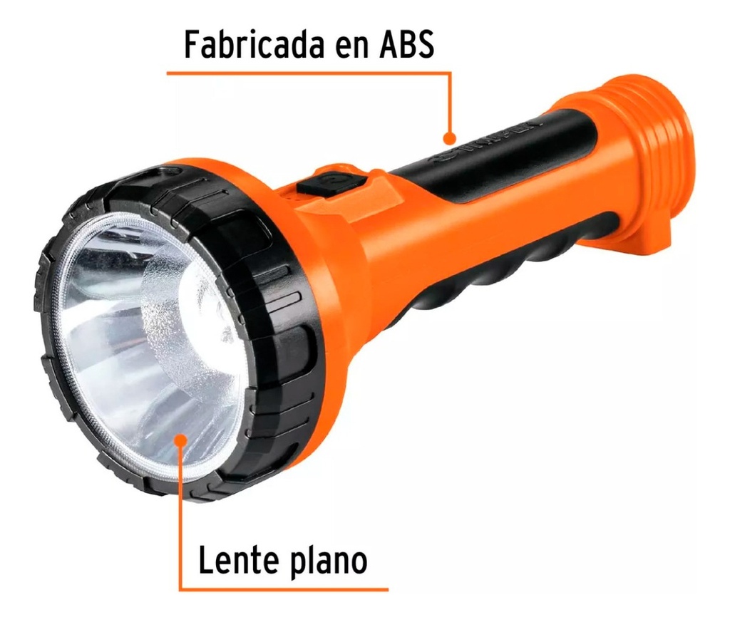 [TR-LILE-11T] Linterna Recargable De Led 200 Lúmenes, Truper 19847 Color De La Luz Blanco