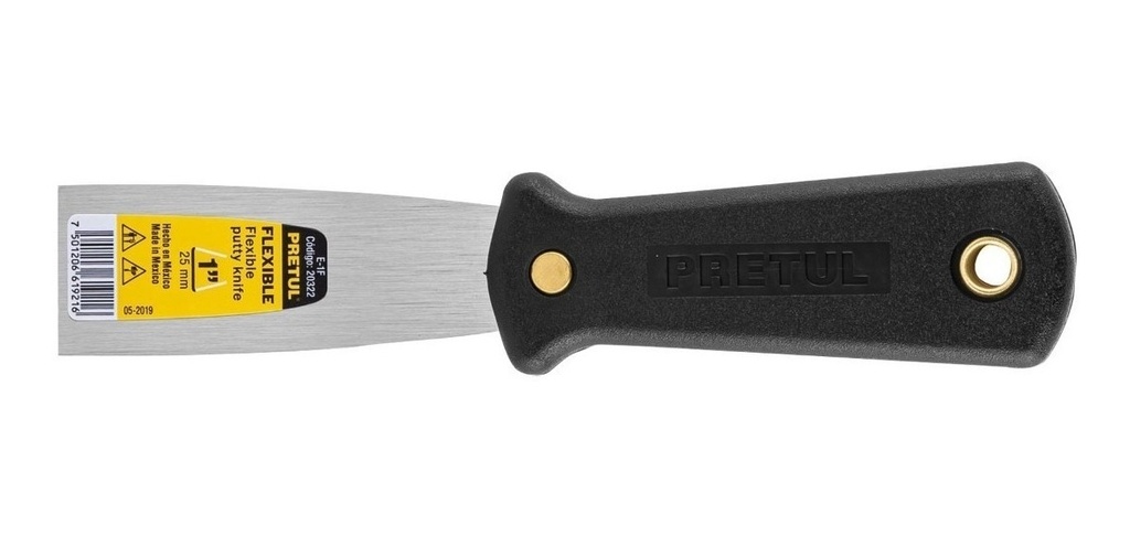 [TR-E-1F] Espatula Flexible 1' Pretul 20322