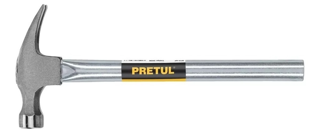 Martillo Tubular Uña Recta 16 Oz Pretul 20596