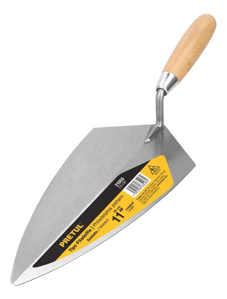 Cuchara Para Albañil 11 Tipo Filadelfia, Pretul 21055