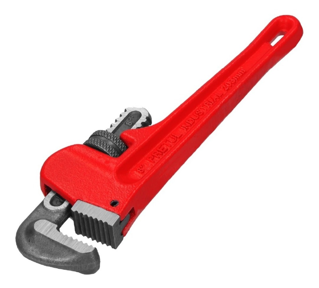 [TR-STI-8P] Llave Ajustable Stilson 8 Plg Pretul Color Rojo
