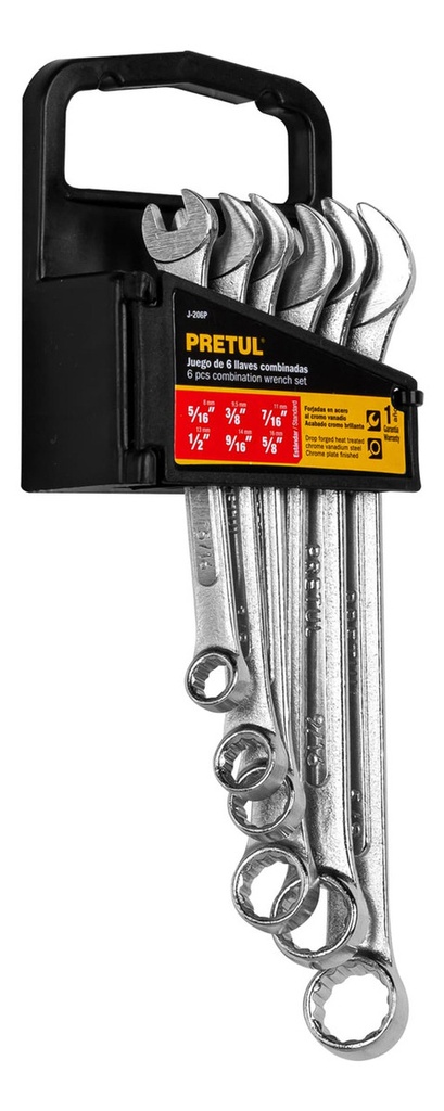 Juego Llaves Combinadas Std 6 Pz Pretul 22016