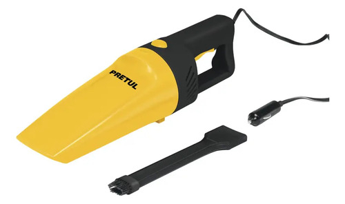 Aspiradora Para Auto De Color Amarillo/negro Pretul Asp-p