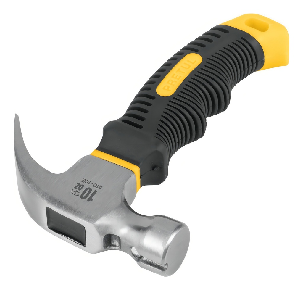 Martillo 10 Oz, 12 Cm De Largo Mango Comfort Grip, Pretul