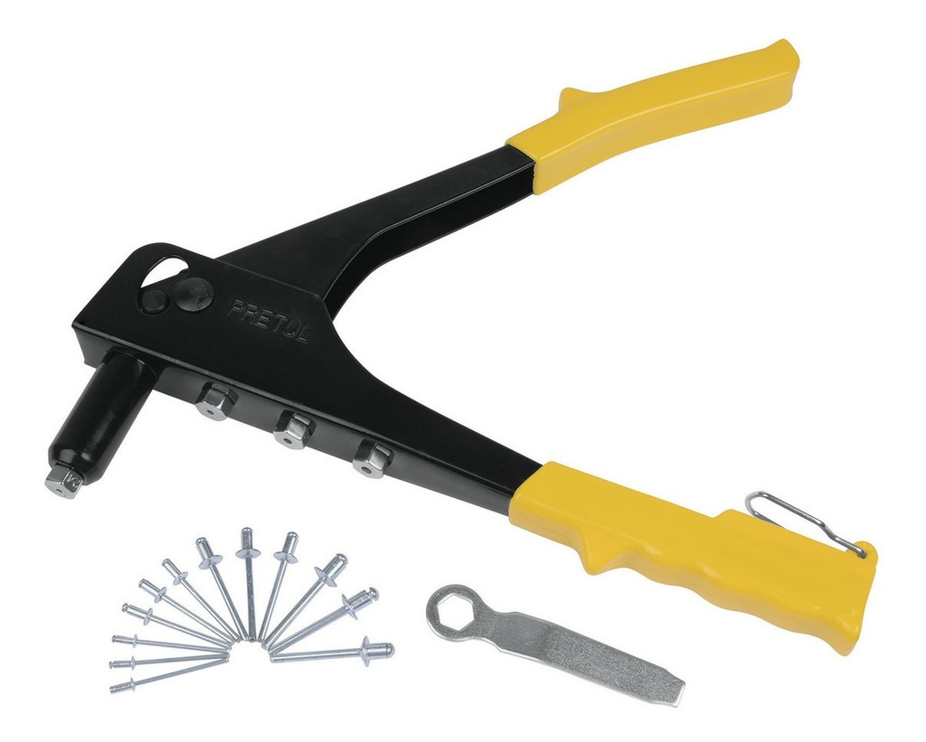 Remachadora 10' Con Remaches, Pretul, 22851