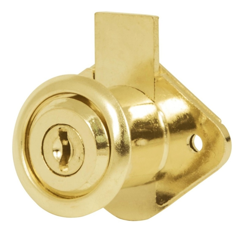 Cerradura Mueble Mod. 21 Laton Pretul 23505 Color Dorado