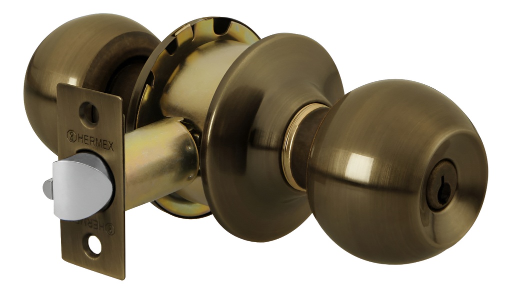 [TR-BAL-LA-RP] Cerradura Pomo, La, Recámara, Cilíndrica, Hermex, 23564