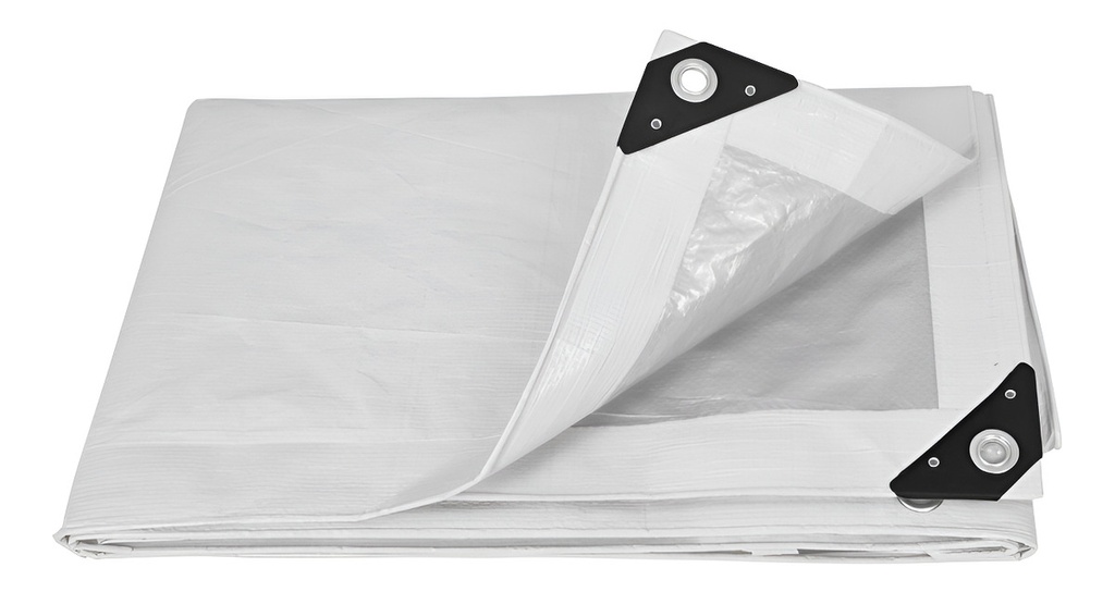 [TR-LP-45B] Lona Blanca 4 X 5 Mt Pretul 23773 Color Blanco