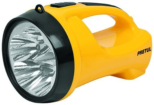 Linterna Recargable de Leds, 145 Lúmenes, Pretul 24091 Linterna Amarillo Luz