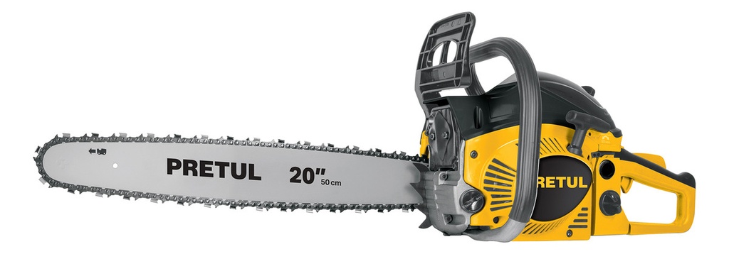 Motosierra 45 Cc A Gasolina Con Barra De 20'', Pretul Mot-4520p