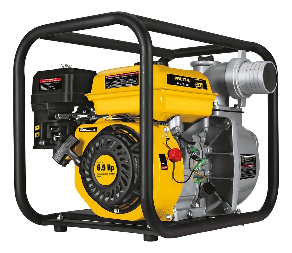 Motobomba Autocebante 3x3 6-1/2 Hp A Gasolina Pretul 26063